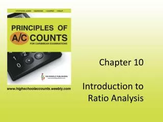 Chapter 10 Introduction to Ratio Analysis