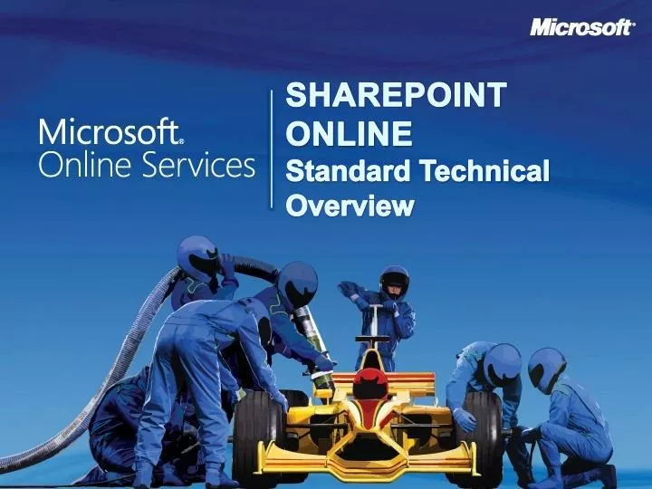 sharepoint online standard technical overview