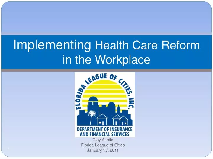 implementing health care reform in the workplace