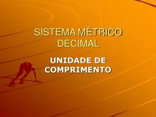 sistema m trico decimal