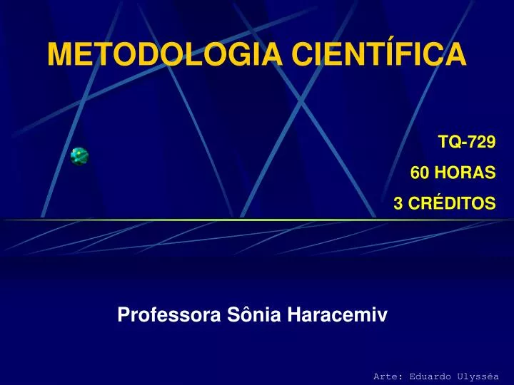 PPT - METODOLOGIA CIENTÍFICA PowerPoint Presentation, Free Download ...