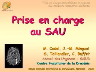 prise en charge au sau