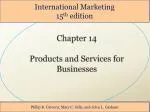 Chapter 14 Products and Services for Businesses - slide 1