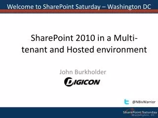 SharePoint 2010 in a Multi-tenant and Hosted environment