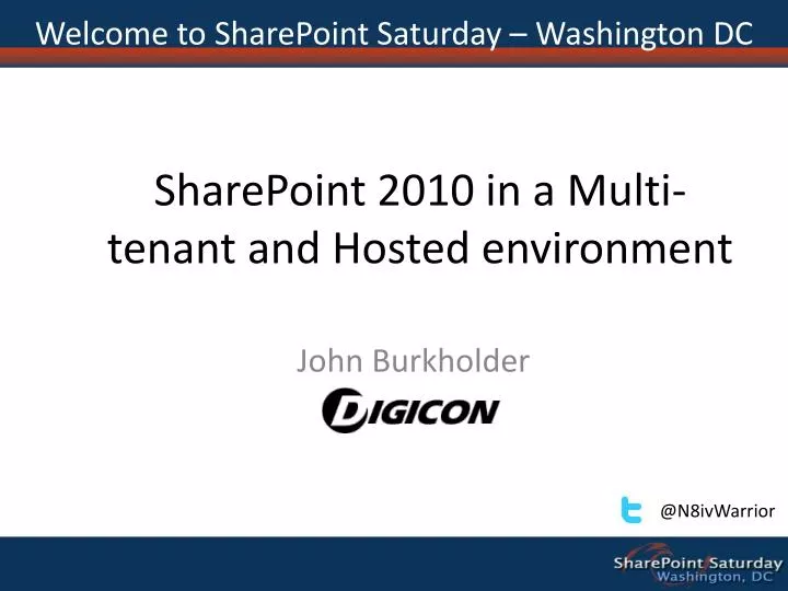 sharepoint 2010 in a multi tenant and hosted environment