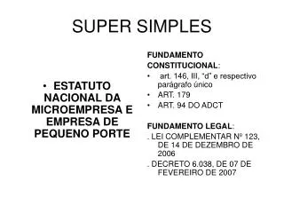 super simples