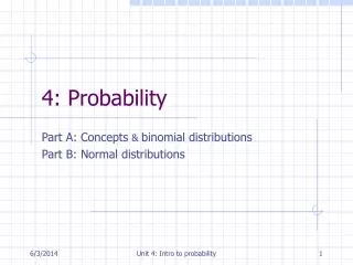4: Probability