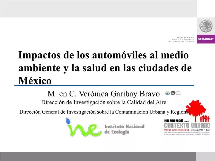 impactos de los autom viles al medio ambiente y la salud en las ciudades de m xico