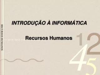 introdu o inform tica