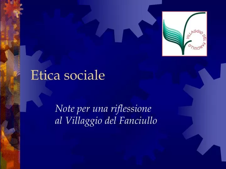 etica sociale