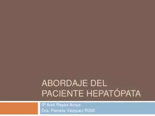 abordaje del paciente hepat pata