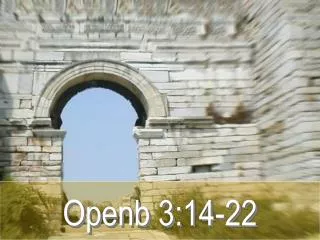 Openb 3:14-22