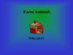 Farm Animals