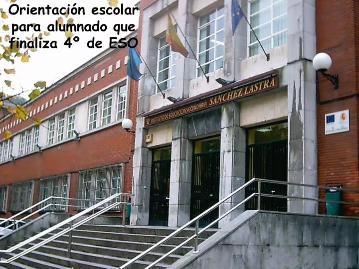 orientaci n escolar para alumnado que finaliza 4 de eso