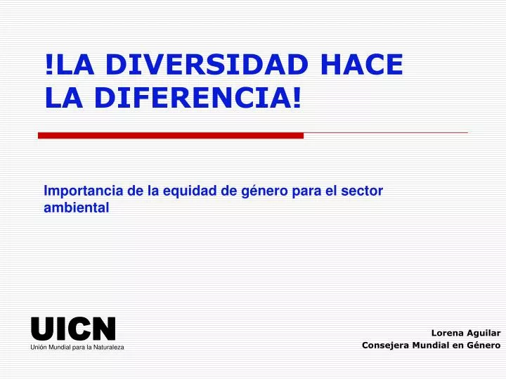 la diversidad hace la diferencia importancia de la equidad de g nero para el sector ambiental