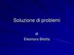 Soluzione di problemi - slide 1