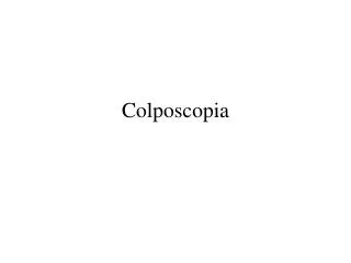 colposcopia