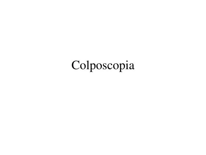 colposcopia