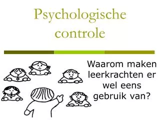 Psychologische controle