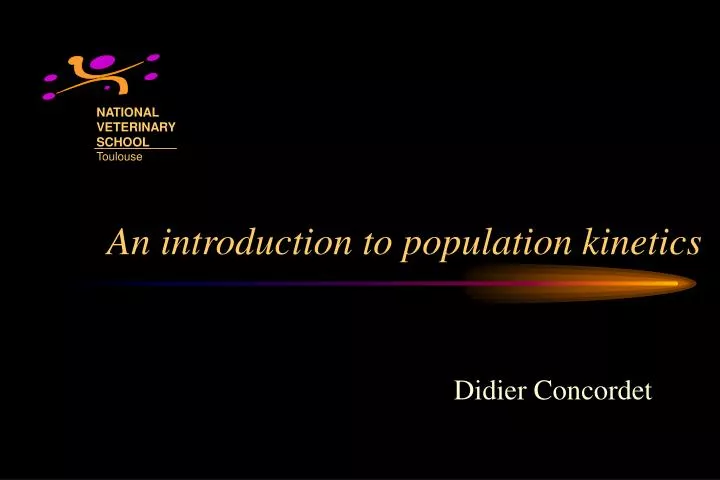 an introduction to population kinetics