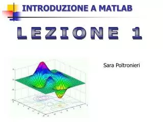 introduzione a matlab
