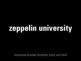 Positionen und Thesen der Zeppelin Universität