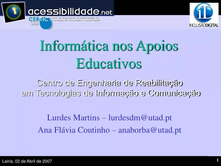 inform tica nos apoios educativos