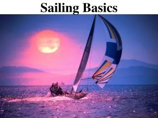 Sailing Basics