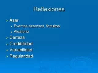 reflexiones