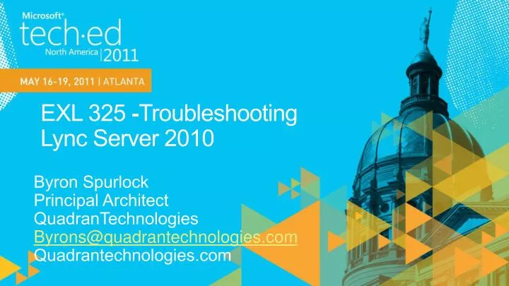 exl 325 troubleshooting lync server 2010