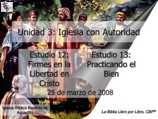 Unidad 3: Iglesia con Autoridad