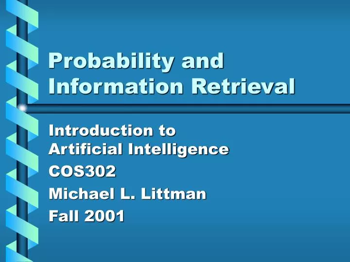 probability and information retrieval