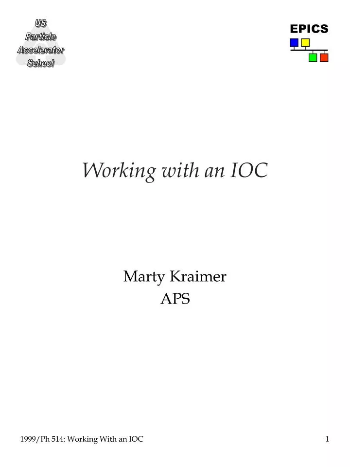 working with an ioc