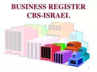 BUSINESS REGISTER CBS-ISRAEL