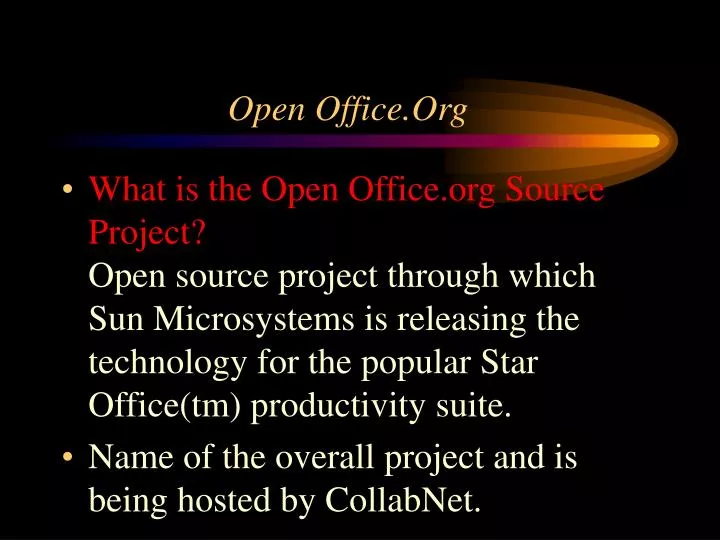open office org