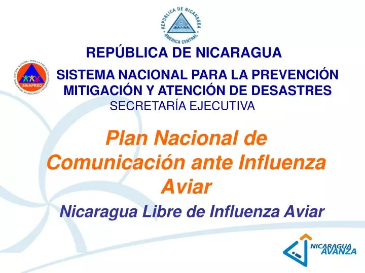 plan nacional de comunicaci n ante influenza aviar
