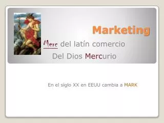 marketing