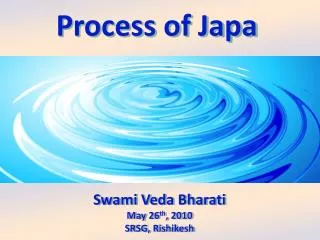 To understand the process of Japa, understand different layers of the mind