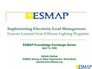 Implementing Electricity Load Management: Lessons Learned from Efficient Lighting Programs