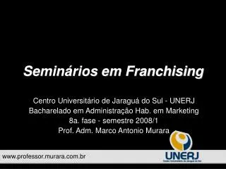 semin rios em franchising