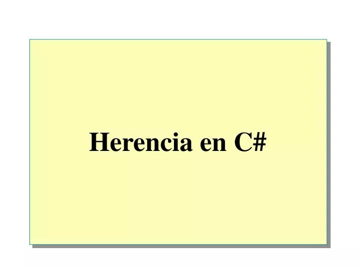 herencia en c