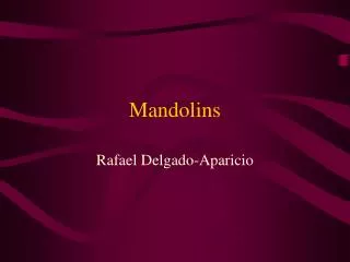 Mandolins