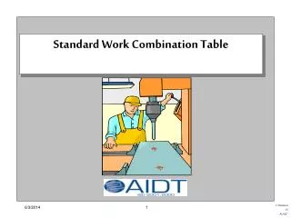 Standard Work Combination Table