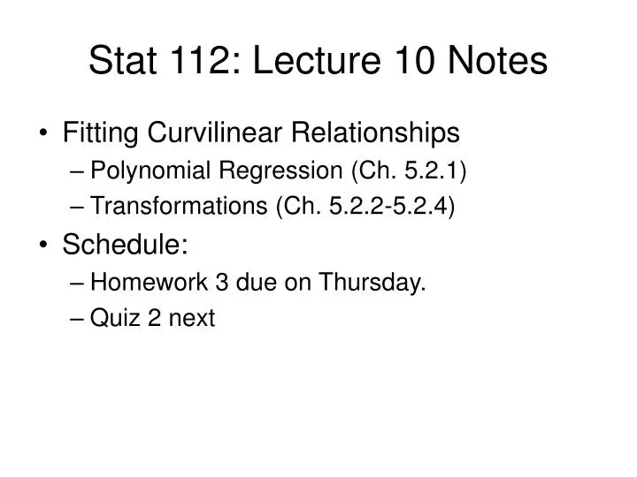 stat 112 lecture 10 notes