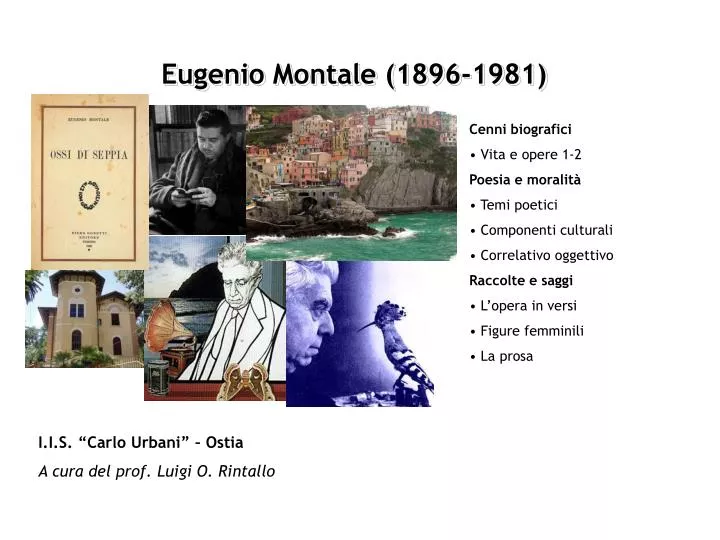 eugenio montale 1896 1981