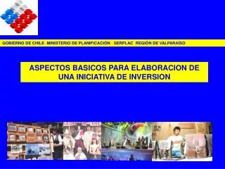 ASPECTOS BASICOS PARA ELABORACION DE UNA INICIATIVA DE INVERSION