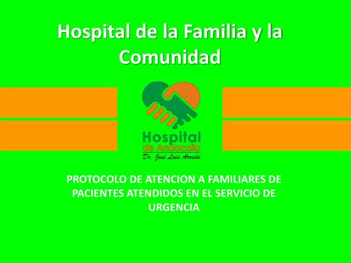 hospital de la familia y la comunidad