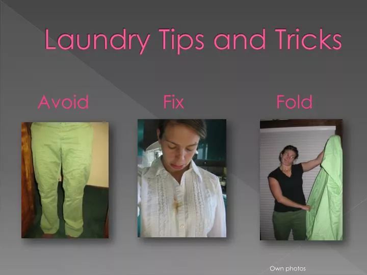 laundry tips and tricks