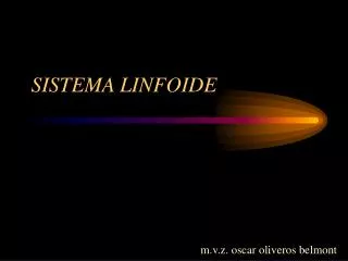 sistema linfoide