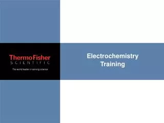 electrochemistry training